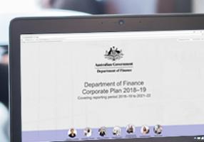 Dept of Finance Corporate Plan 2018-19