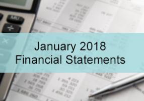 January 2018 Financial Statements