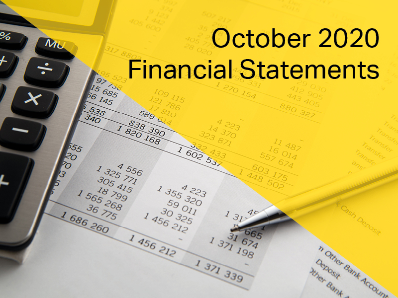 Financial Statements October 2020