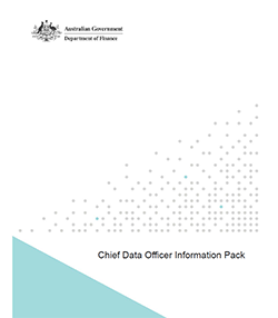 Front cover of the Chief data Officer Information Pack document