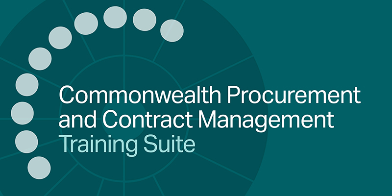 Commonwealth procurement and contract management training suite