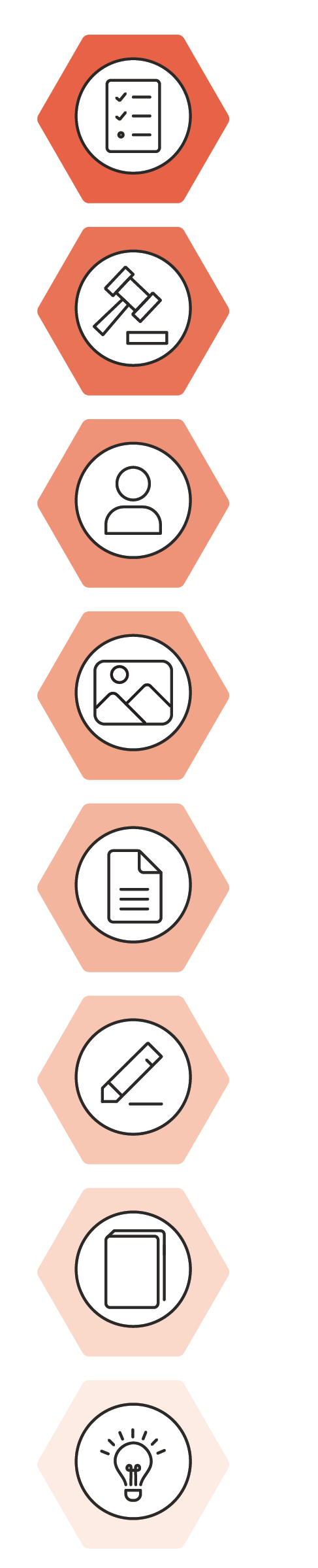 Decorative dot points