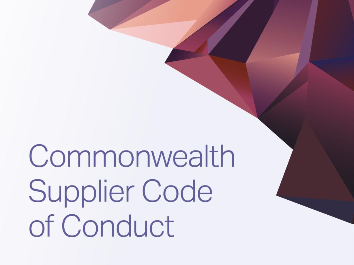 Commonwealth Supplier Code of Conduct